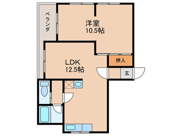 ギャランドラ富士見の物件間取画像